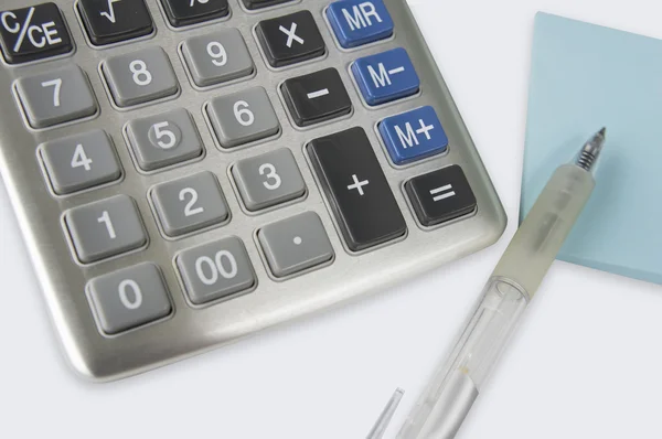 Accounting add number surplus calculator calculation concept — Stock Photo, Image