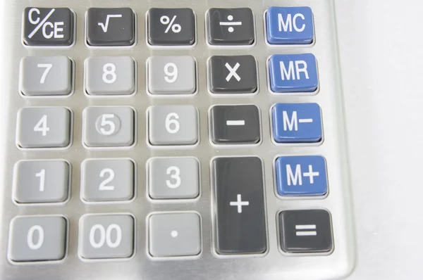 Accounting add number surplus calculator calculation concept — Stock Photo, Image