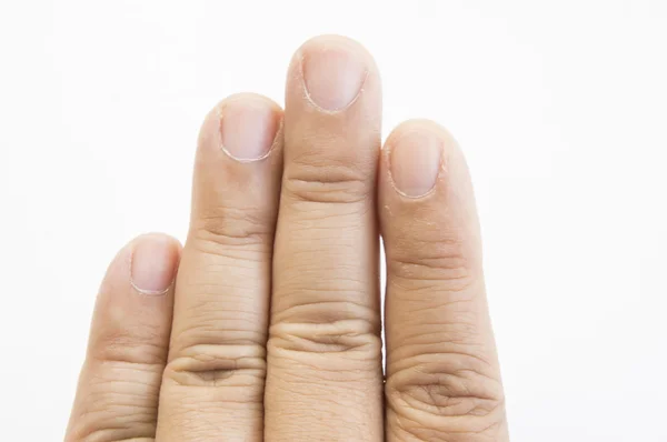 Human hand body part show finger concept — Stock Photo, Image