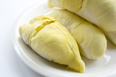 Durian kabuğu tropikal meyve kokusu lezzetli Kral kavramı