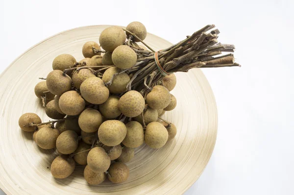 Longan Thaise tropisch fruit kruid zoete close-up concept — Stockfoto