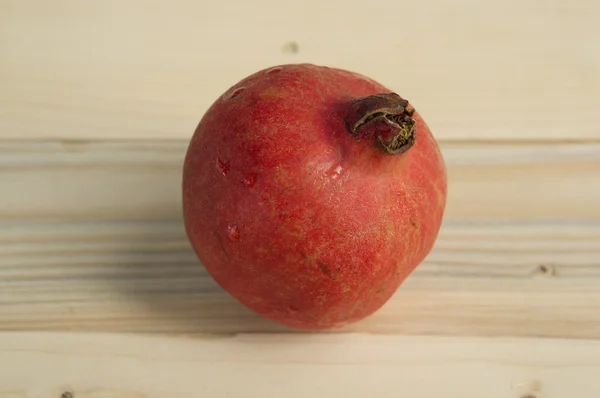 Гранат красный здоровый антиоксидант крупным планом сельскохозяйственных фруктов — стоковое фото