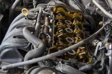 motor araba Otomobil Oto motor mekanik kavramı
