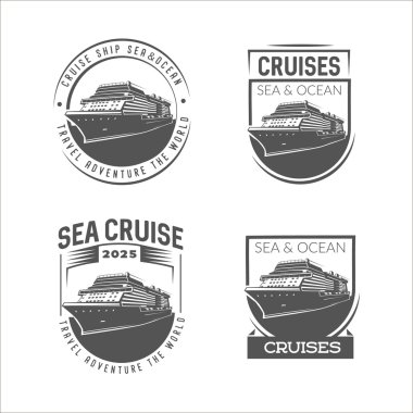 Cruise logo tasarım şablonu.