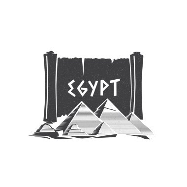 Giza piramitleri sembolü.