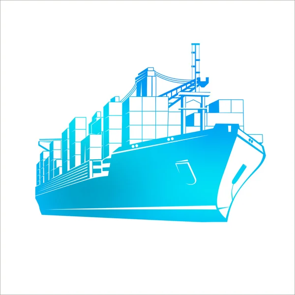 Illustration of ship — Stock Photo, Image