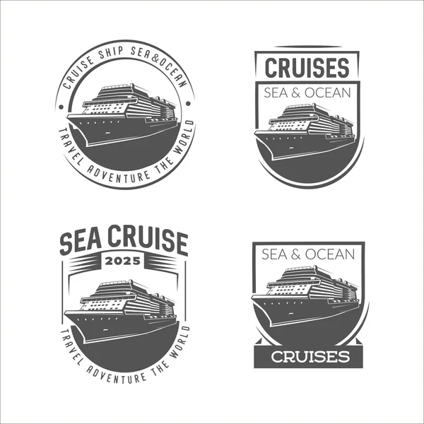 Plantilla de diseño de logo de crucero . — Foto de Stock