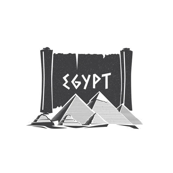 Giza pyramids symbol. — Stock Photo, Image