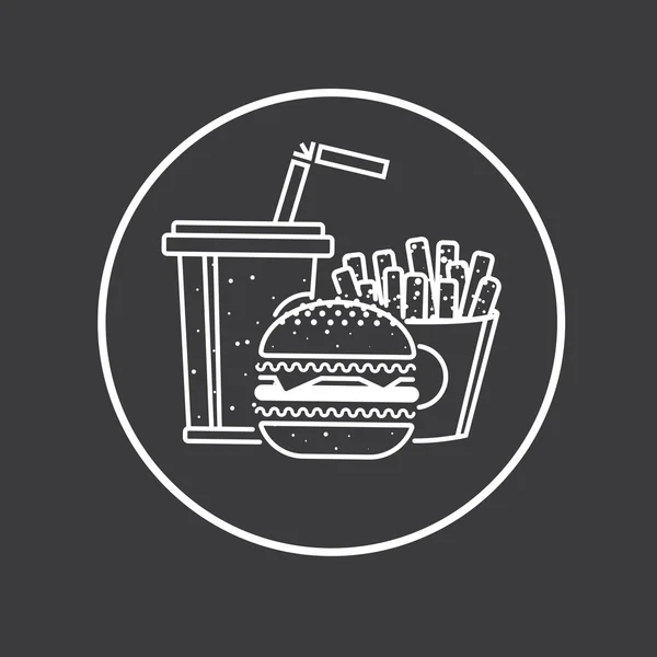 Fast Food Icon — Stock Vector