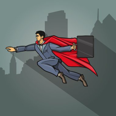 işadamı süper kahraman