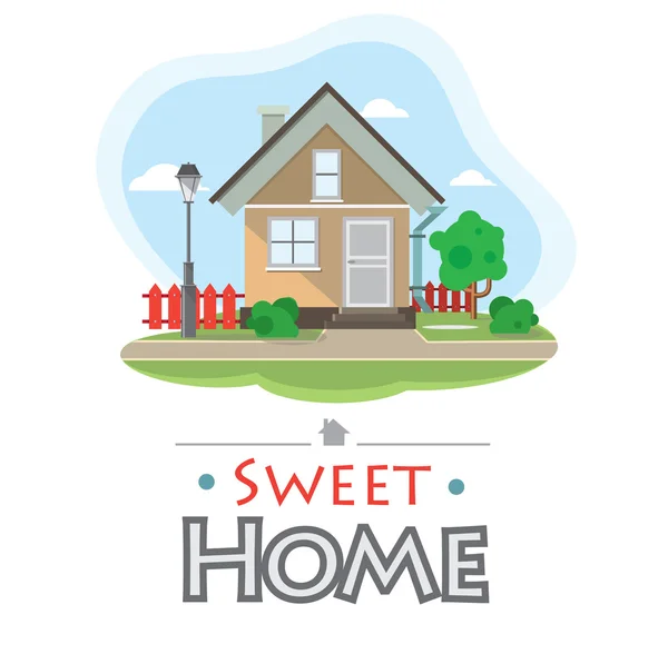 Sweet home — Stock Vector