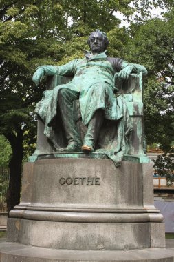 Vienna, Avusturya - yazar Johann W. Goethe heykeli