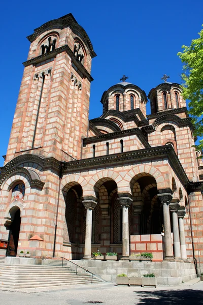 세인트 마크 교회 베오그라드에서의 보기 — 스톡 사진