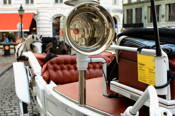 Linterna en el tradicional arnés de transporte de Viena — Foto de Stock