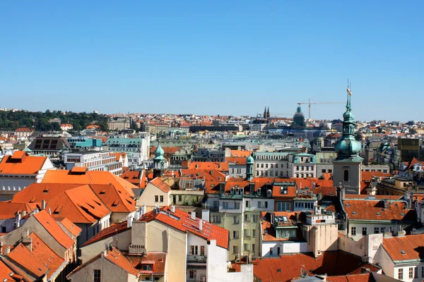 View on roofs of Prague in Czech Republic — Stock Photo, Image