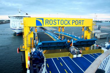 Rostock liman (Almanya feribot).