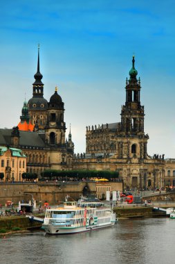Dresden, Almanya ve Elbe Nehri.