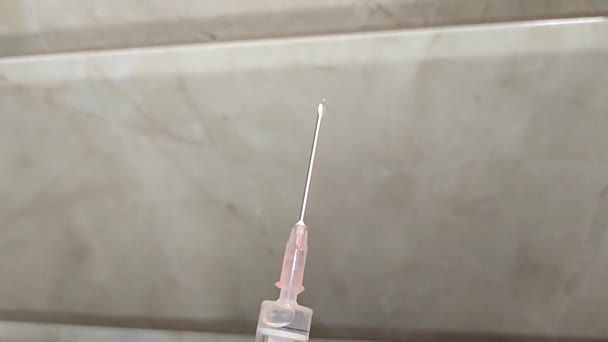 Preparazione Del Personale Medico Vaccinazione — Video Stock