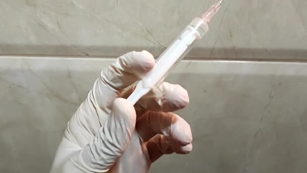 Preparación Del Personal Médico Para Vacunación — Vídeos de Stock
