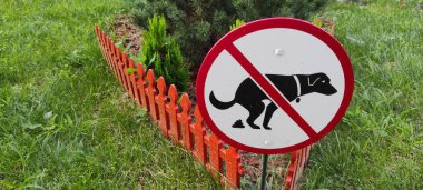 restricted area for a dogs