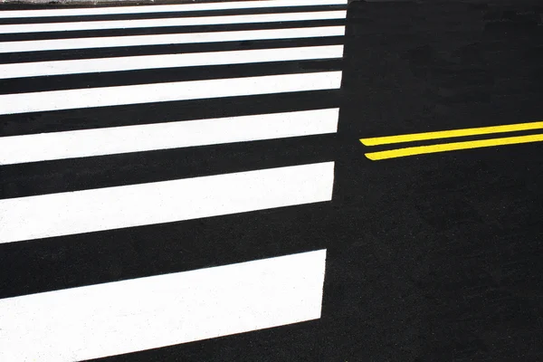 Pedestrian crossing or zebra — Stock Photo, Image