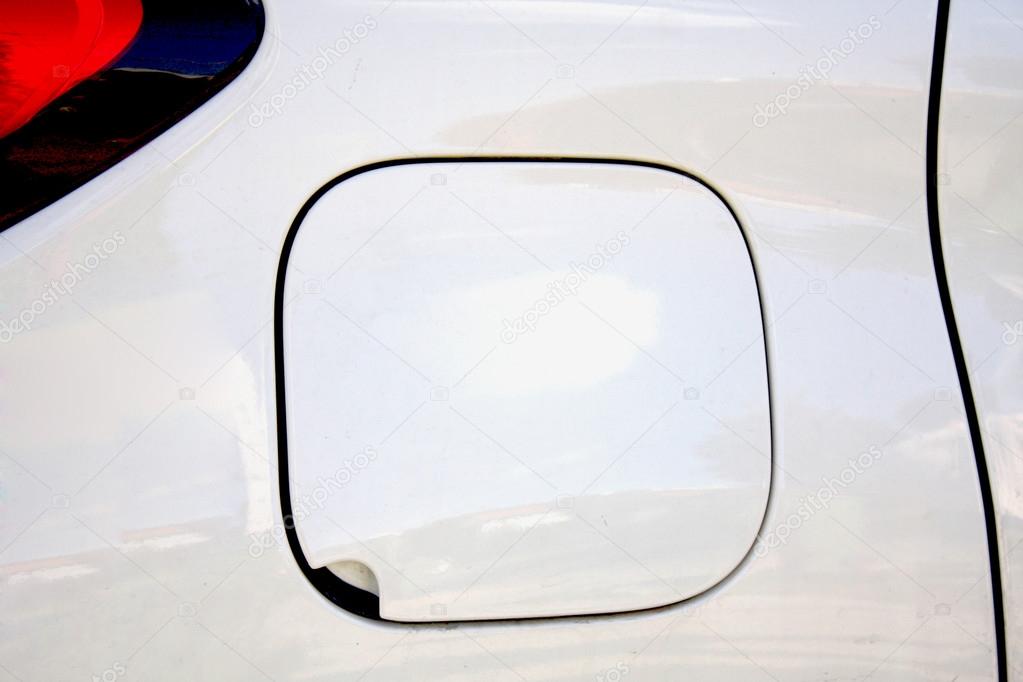 Closeup look of car fuel tank 