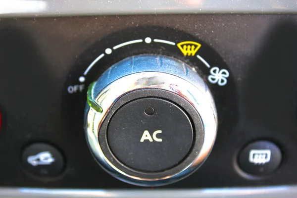 Closeup look of airconditioner buttons in the car — Stock Photo, Image