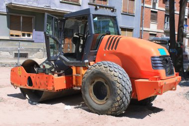 Büyük roller makine düz yol