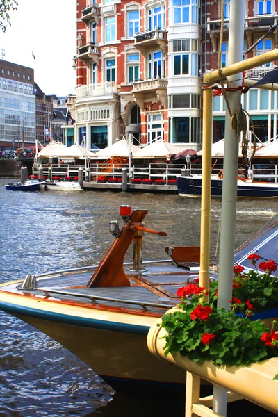 Amsterdamskich i architektura, Holandia; — Zdjęcie stockowe