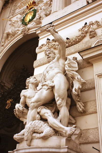 Hofburg - Detalle del Palacio Imperial, Viena, Austria — Foto de Stock