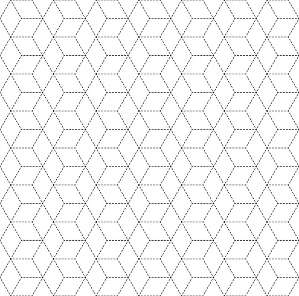 Cube Vector motif sans couture ou texture moderne. — Image vectorielle