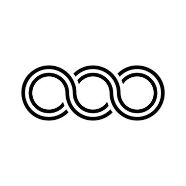 Yunan dalgaları pürüzsüz vektör sembolü deseni veya örgülü süs logosu.