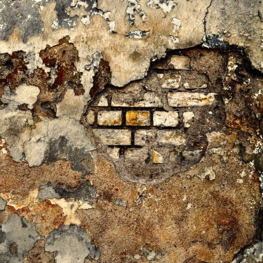 Tasarım için eski tuğla duvar dokusu veya arkaplanı