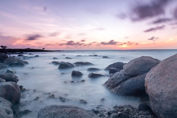 Rudý západ slunce — Stock fotografie