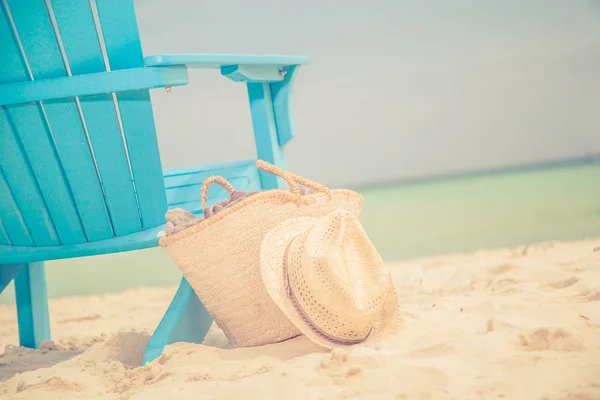 Caribbean Beach Chair — Stock Photo, Image