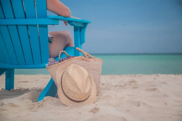 Luxusní plážový flákač — Stock fotografie