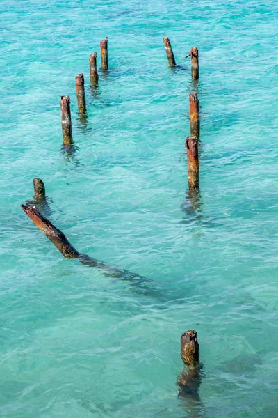 Turkuaz mavi suları