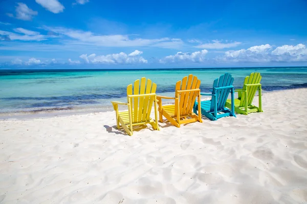 Caribbean Beach Chair — Stock Photo, Image