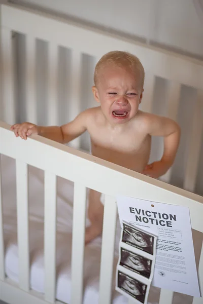 Baby Eviction — Stock Photo, Image