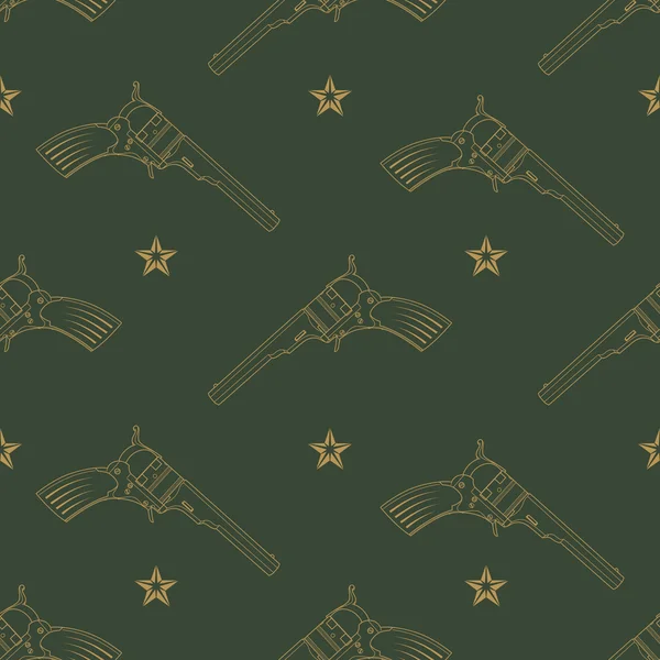 Vektör desen revolverler ile