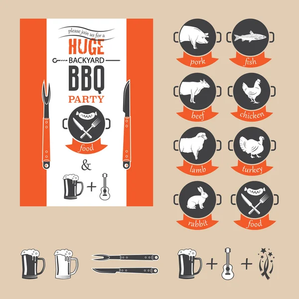 BBQ Parti Davetiyesi
