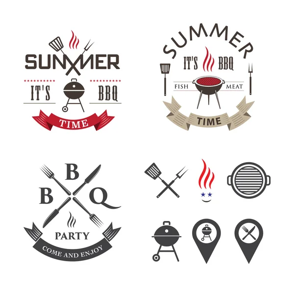 Logo barbecue — Image vectorielle