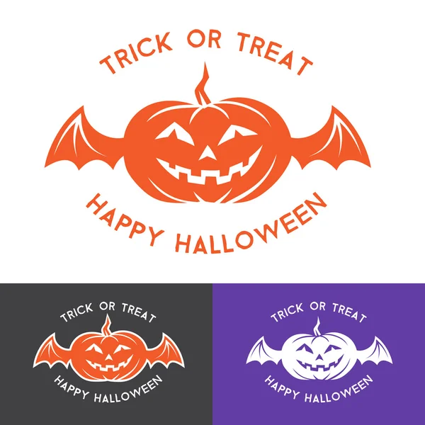 Elemente des Halloween-Logos — Stockvektor