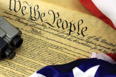 Bize el silah - doğru tutmak ve silah ayı ile Anayasa