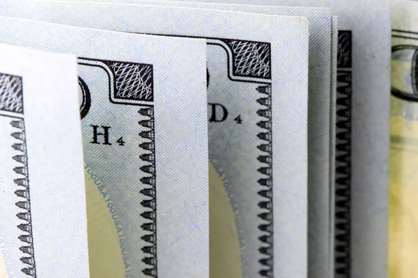 US Currency One Hundred Dollar Bill — Stok Foto