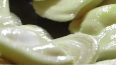 Perogi köfte kızartma tavası borulu fırın pişirme