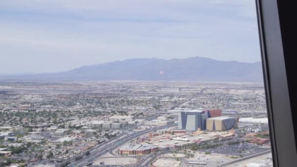 Lenézett a Las Vegas strip — Stock videók