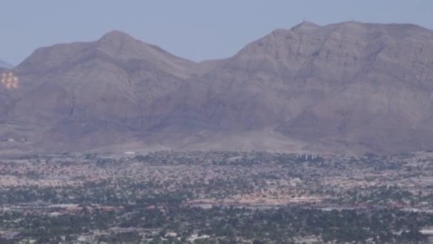 Blick auf las vegas Streifen — Stockvideo