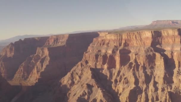 Aerial view flying over the Grand Canyon — Stock Video