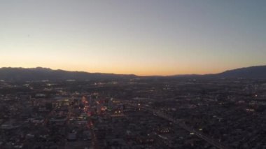 Nevada-Las Vegas strip üzerinde uçan hava